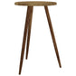Bistrotafel Ø50X76 Cm Mdf En Ijzer Donkerbruin