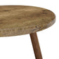Bistrotafel Ø50X76 Cm Mdf En Ijzer Donkerbruin