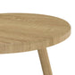Bistrotafel Ø60X76 Cm Mdf En Ijzer Lichtbruin