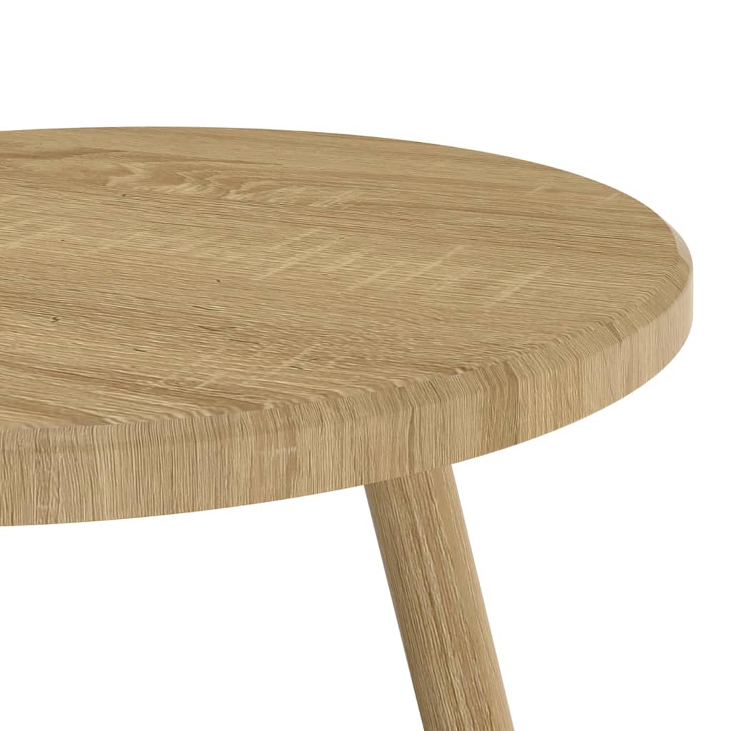 Bistrotafel Ø60X76 Cm Mdf En Ijzer Lichtbruin