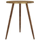 Bistrotafel Ø60X50 Cm Mdf En Ijzer Donkerbruin