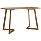 Eettafel 120X60X74 Cm Mdf En Ijzer Donkerbruin