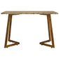 Eettafel 120X60X74 Cm Mdf En Ijzer Donkerbruin