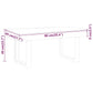 Salontafel 90X45X40 Cm Mdf En Ijzer Donkerbruin En Zwart