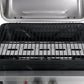 Gasbarbecue Met 3-Laags Zijtafel Zwart En Zilverkleurig