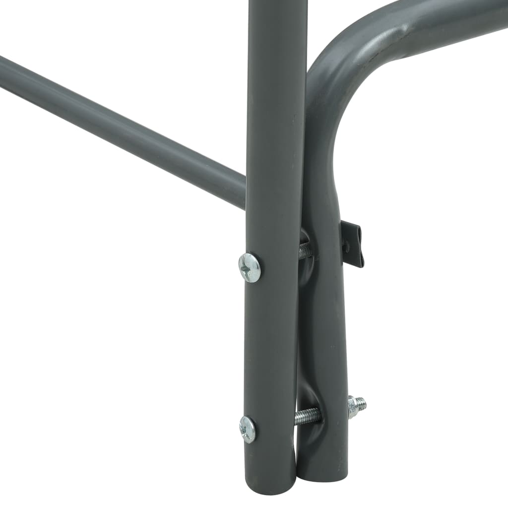 Haardhoutrek 120X35X120 Cm Staal Antraciet