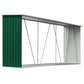 Haardhoutschuur 330X84X152 Cm Gegalvaniseerd Staal Groen