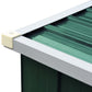 Haardhoutschuur 330X84X152 Cm Gegalvaniseerd Staal Groen
