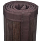 Badmatten 4 St 40X50 Cm Bamboe Donkerbruin