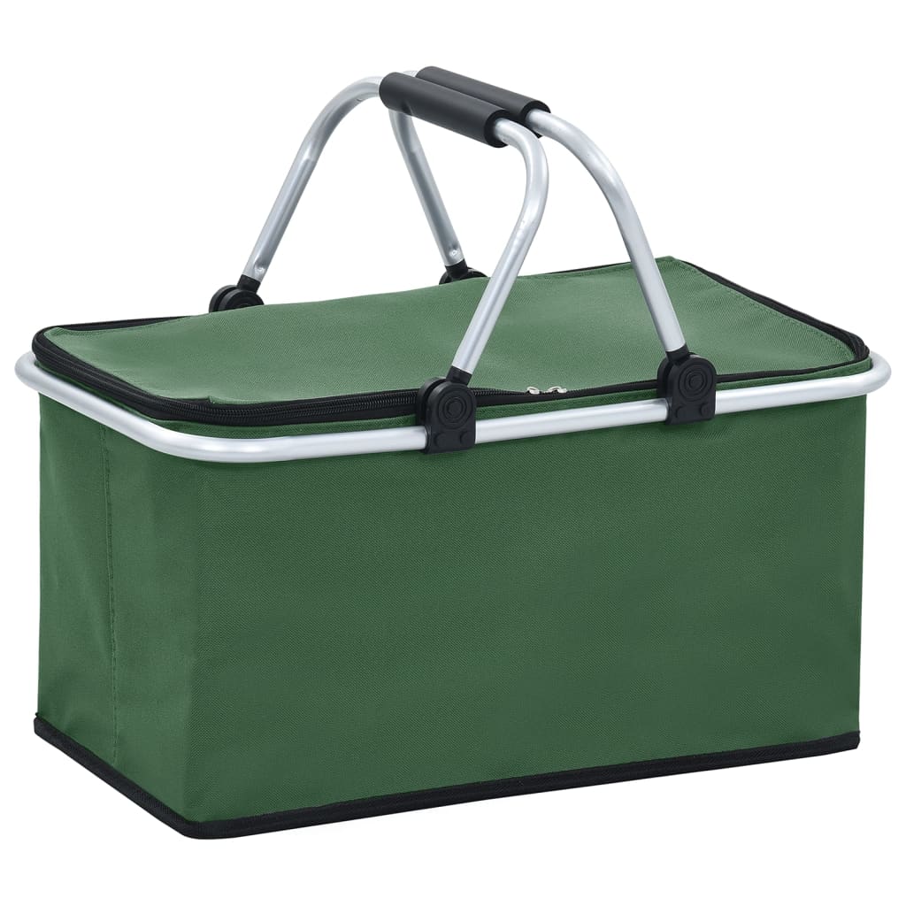 Koeltas Opvouwbaar 46X27X23 Cm Aluminium Groen