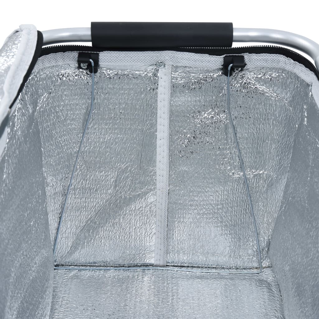 Koeltas Opvouwbaar 46X27X23 Cm Aluminium Groen