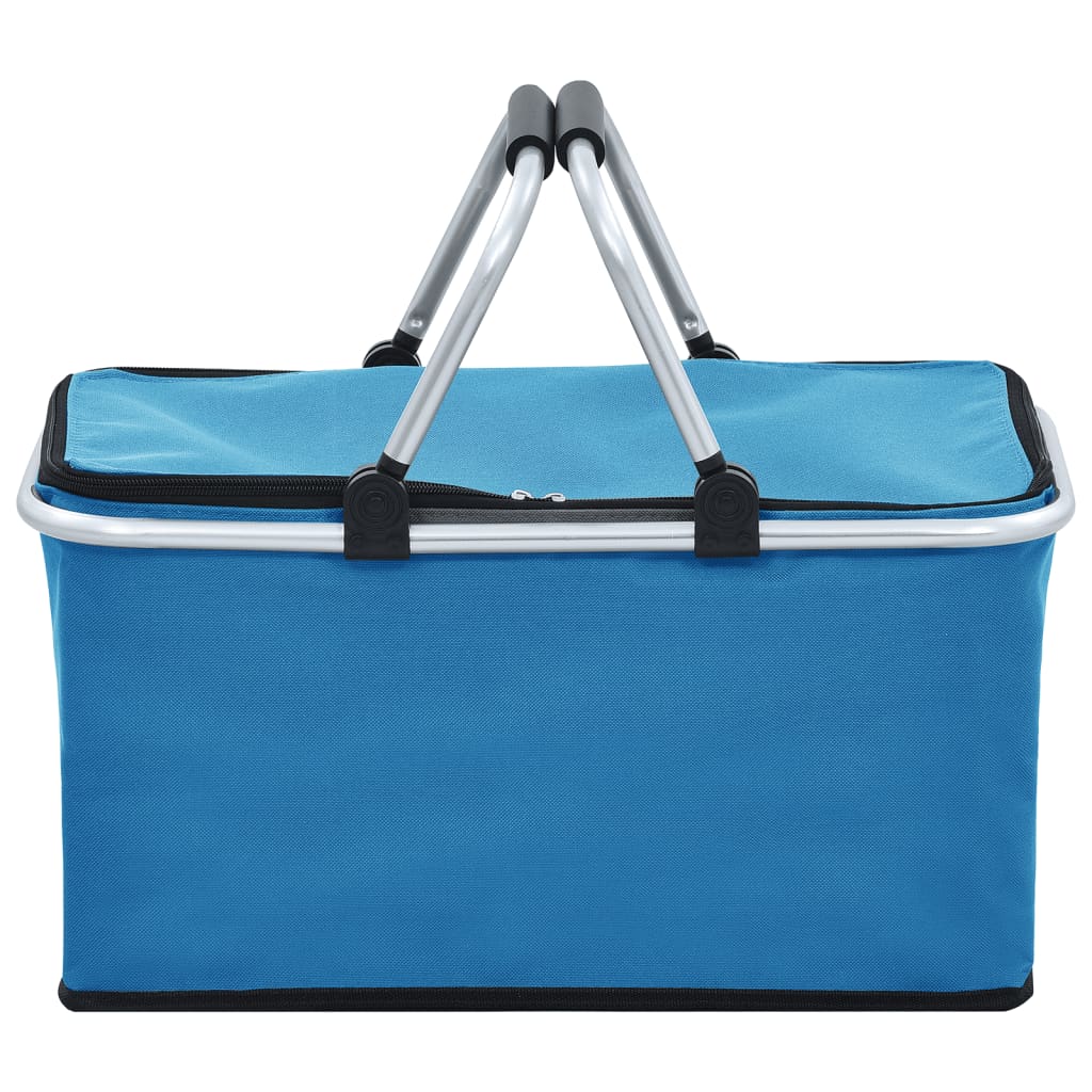 Koeltas Opvouwbaar 46X27X23 Cm Aluminium Blauw