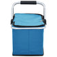 Koeltas Opvouwbaar 46X27X23 Cm Aluminium Blauw