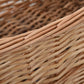 Houtmand Met Handvatten 88X57X34 Cm Natuurlijk Wilgenhout