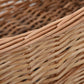 Houtmand Met Handvatten 88X57X34 Cm Natuurlijk Wilgenhout
