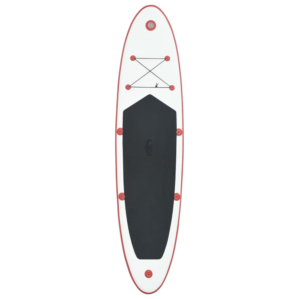 Stand Up Paddleboardset Opblaasbaar Rood En Wit