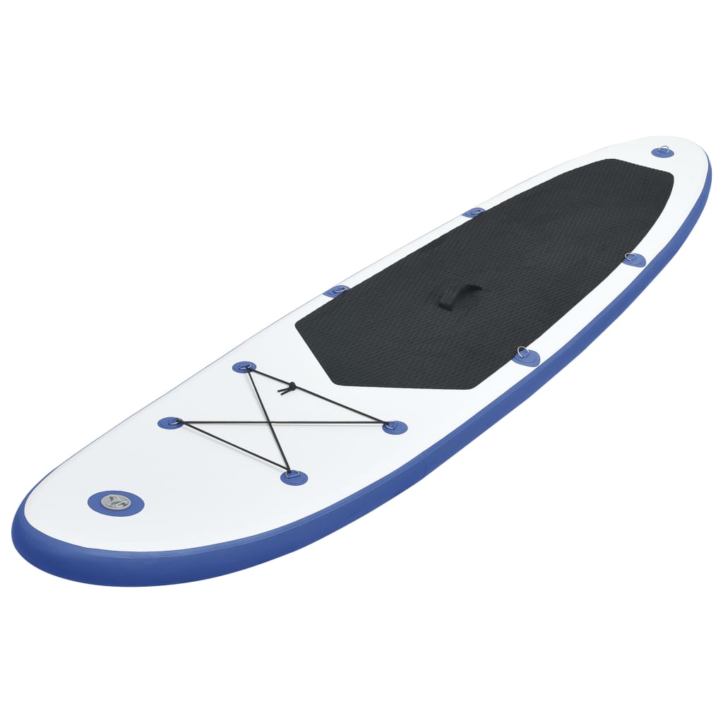 Stand Up Paddleboardset Opblaasbaar Blauw En Wit