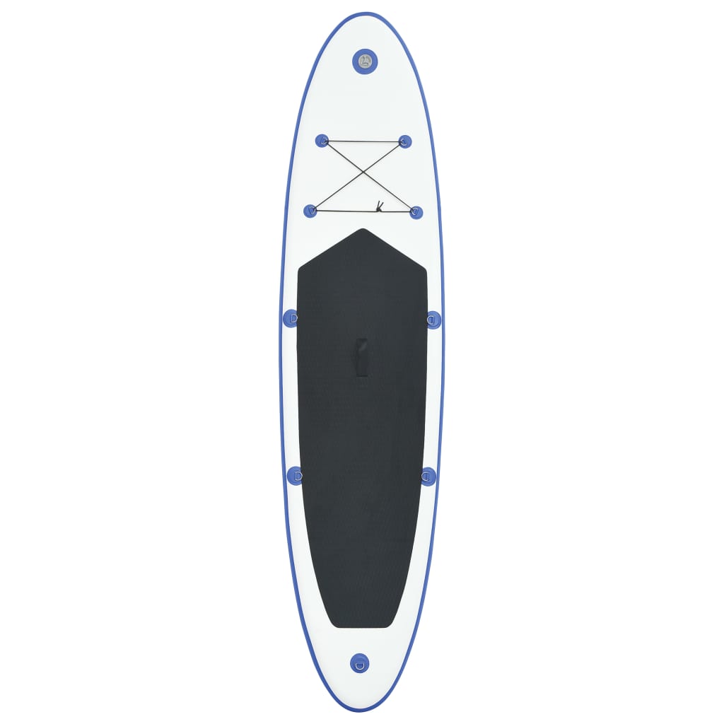 Stand Up Paddleboardset Opblaasbaar Blauw En Wit