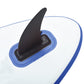 Stand-Up Paddleboard Opblaasbaar Met Zeilset Blauw En Wit