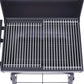 Houtskoolbarbecue Roker Met Onderschap Zwart