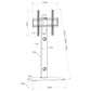 Tv-Vloerstandaard Draaibaar Vesa 400X400 Mm