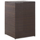 Containerberging Enkel 76X78X120 Cm Poly Rattan Bruin
