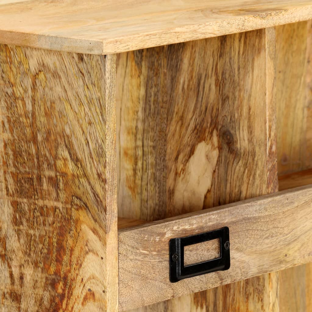 Wandkapstok 70X20X55 Cm Massief Mangohout