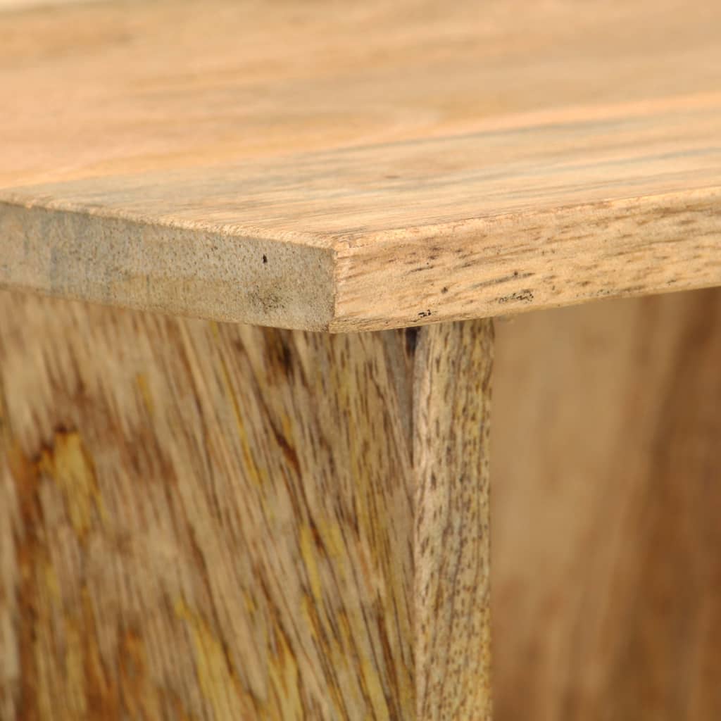Wandkapstok 70X20X55 Cm Massief Mangohout