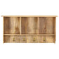 Wandkapstok 70X20X36 Cm Massief Mangohout
