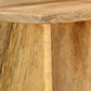 Wandkapstok 70X20X36 Cm Massief Mangohout