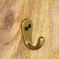 Wandkapstok 70X20X36 Cm Massief Mangohout
