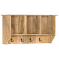 Wandkapstok 70X20X36 Cm Massief Mangohout
