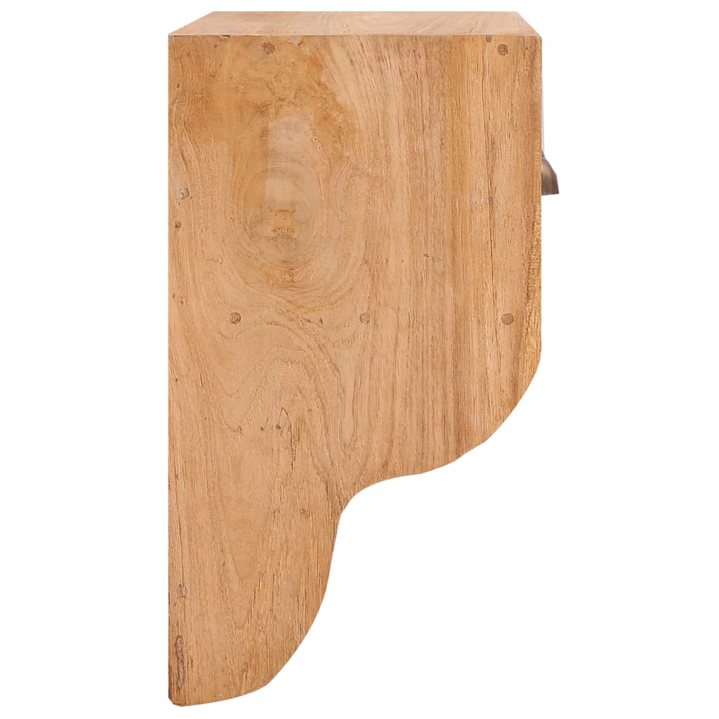 Wandkapstok 80X25X45 Cm Massief Teakhout