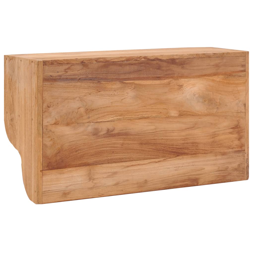 Wandkapstok 80X25X45 Cm Massief Teakhout