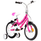 Kinderfiets 14 Inch Zwart En Roze
