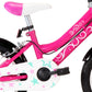 Kinderfiets 14 Inch Zwart En Roze