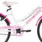 Kinderfiets 24 Inch Roze En Wit