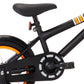 Kinderfiets Met Voordrager 14 Inch Zwart En Oranje