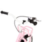 Kinderfiets Met Voordrager 12 Inch Wit En Roze