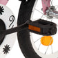 Kinderfiets Met Voordrager 12 Inch Wit En Roze