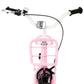 Kinderfiets Met Voordrager 14 Inch Wit En Roze