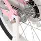 Kinderfiets Met Voordrager 14 Inch Wit En Roze
