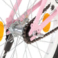 Kinderfiets Met Voordrager 18 Inch Roze En Zwart