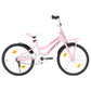 Kinderfiets Met Voordrager 20 Inch Roze En Zwart