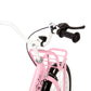Kinderfiets Met Voordrager 20 Inch Roze En Zwart