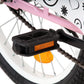 Kinderfiets Met Voordrager 20 Inch Roze En Zwart