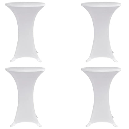 Statafelhoes 4 St Stretch Ø60 Cm Wit