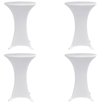 Statafelhoes 4 St Stretch Ø80 Cm Wit