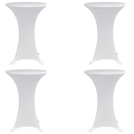 Statafelhoes 4 St Stretch Ø80 Cm Wit
