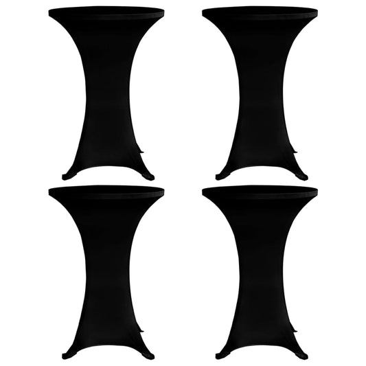Statafelhoes 4 St Stretch Ø70 Cm Zwart